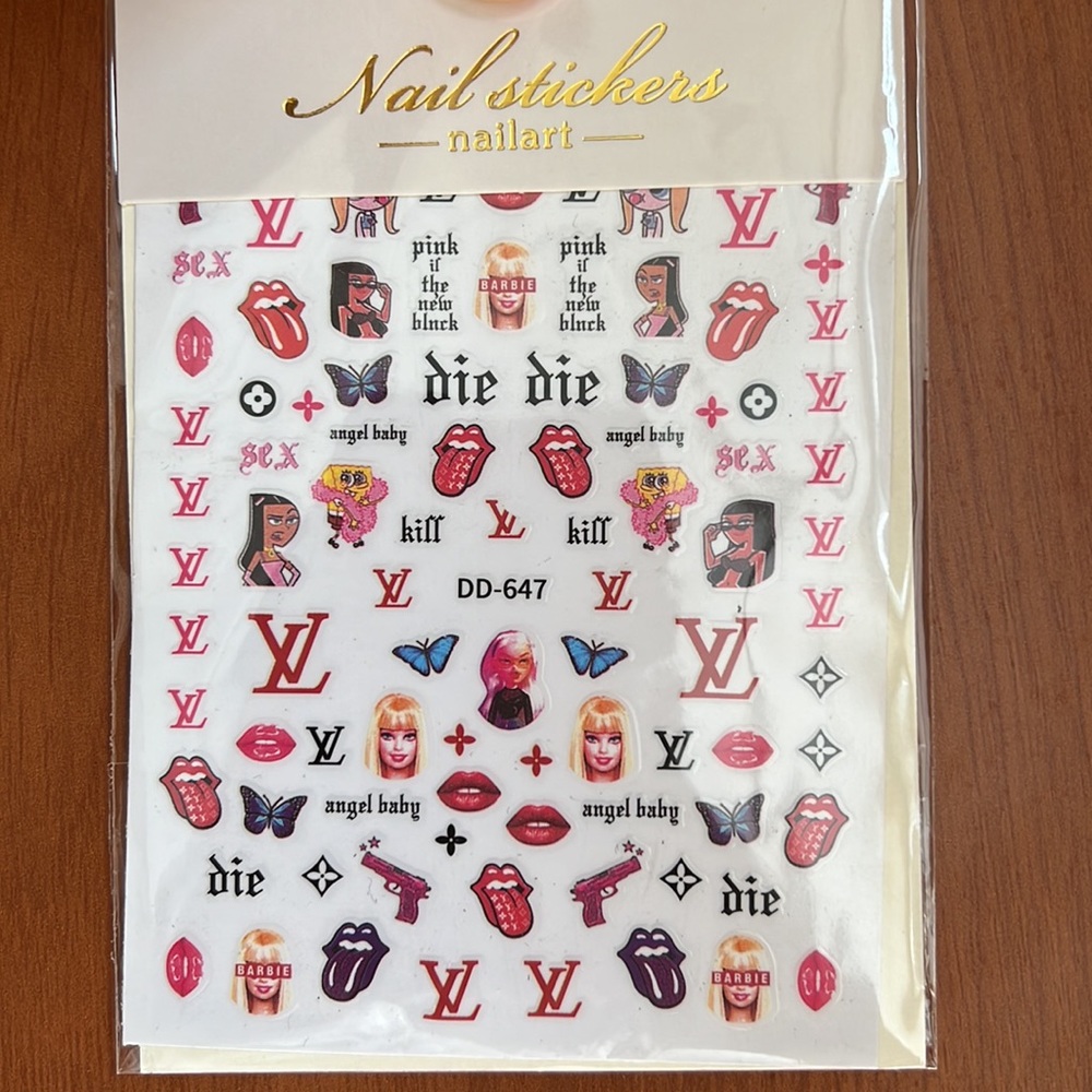 BARBIE LUXURY NAIL STICKERS
